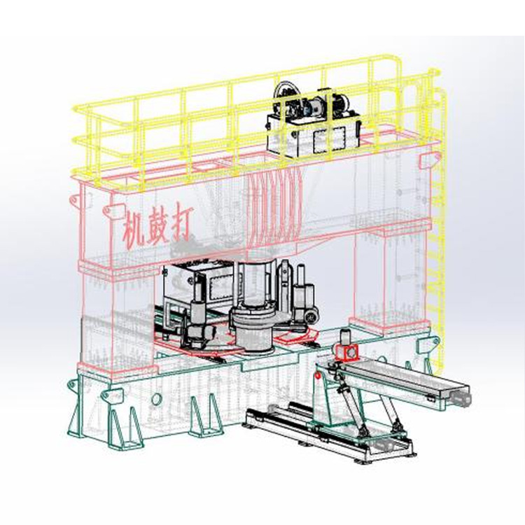 Oil Tank Head End Hydraulic Drum Forming Machine
