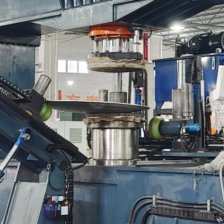 Oil Tank Head End Hydraulic Drum Forming Machine