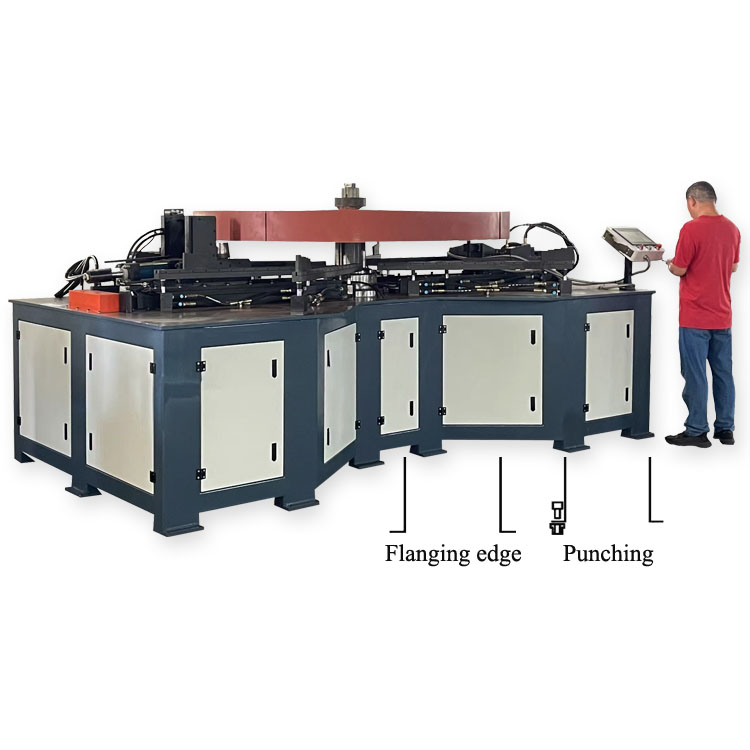 Heavy-Duty Automatic Hydraulic Flanging Punching Machine
