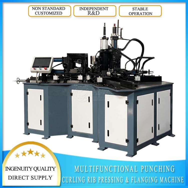 Multifunctional Automatic Hydraulic Punching, Curling And Flanging Machine Factory